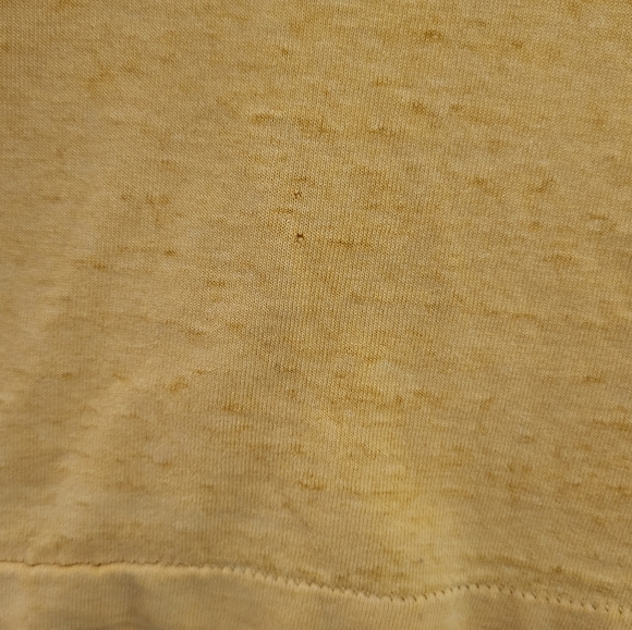 United States Marine Corps Vintage V-neck Shirt Gold with Shoulder Stripes - Picture 3 of 4